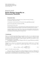 Báo cáo hóa học: 