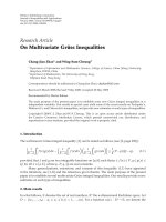 Báo cáo hóa học: 