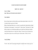 LUYỆN TẬP THI VÀO LỚP 10 THPTMÔN VĂN - ĐỀ SỐ 5 doc