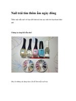 Nail trái tim thêm ấm ngày đông doc