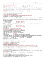 ĐỀ THI ĐỀ NGHỊ HK2 VẬT LÍ 12 (CHƯƠNG TRÌNH NÂNG CA(08-09)- Nguyễn Thị Minh Khai doc