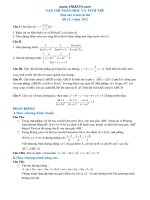 ĐỀ THI THỬ ĐAI HỌC MÔN TOÁN 2012 - TẠP CHÍ TOÁN HỌC VÀ TUỔI TRẺ ĐỀ SÔ 5 ppt