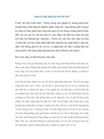 Quản lý bằng pháp luật như thế nào? docx