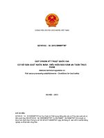 QUI CHUẨN VIỆT NAM QCVN 02 - 16: 2012/BNNPTNT ppt