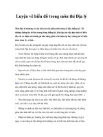 Luyện vẽ biểu đồ trong môn thi Địa lý pot