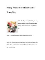 Những Nhóm Thực Phẩm Cần Có Trong Ngày doc