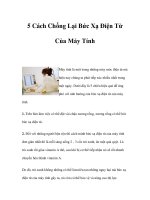 5 Cách Chống Lại Bức Xạ Điện Từ Của Máy Tính pot