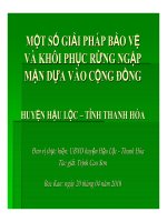 Báo cáo nghiên cứu nông nghiệp 