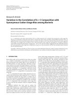 Báo cáo hóa học: 