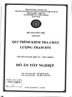 Qui trình kiểm tra chất lượng trạm BTS
