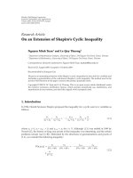 Báo cáo hóa học: 