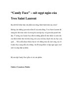 “Candy Face” – nét ngọt ngào của Yves Saint Laurent potx