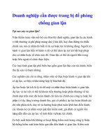 Doanh nghiệp cần được trang bị để phòng chống gian lận ppt