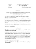 Quyết định số 70/QĐ-BXD docx