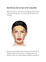 Bản đồ kem nền cho bạn tự tin trang điểm ppt