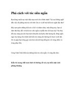 Phá cách với tóc siêu ngắn doc