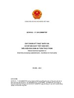 QUI CHUẨN VIỆT NAM QCVN 02 - 17: 2012/BNNPTNT ppt