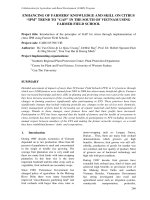 Báo cáo nghiên cứu nông nghiệp 