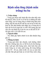 Bệnh nấm lông (bệnh mẩn trắng) ba ba docx