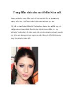 Trang điểm xinh như sao để đón Năm mới pptx