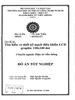 Tìm hiểu và thiết kế mạch điều khiển LCD 128x240 DOT