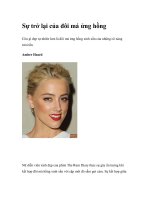 Sự trở lại của đôi má ửng hồng pptx