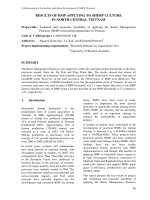 Báo cáo nghiên cứu khoa học 