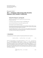 Báo cáo hóa học: 