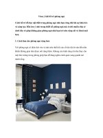 5 lưu ý khi bố trí phòng ngủ pot