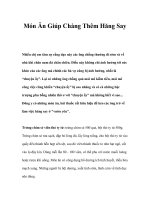 Món Ăn Giúp Chàng Thêm Hăng Say docx