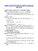 60 ĐỀ TOÁN ÔN THI TN THPT (có đáp án) Đề số 19 pot