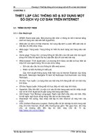 CHƯƠNG 3: THIẾT LẬP CÁC THÔNG SỐ & SỬ DỤNG MỘT SỐ DỊCH VỤ CƠ BẢN TRÊN INTERNET docx