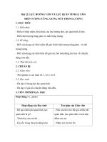 Bài 22: LỰC HƯỚNG TÂM VÀ LỰC QUÁN TÍNH LI TÂM HIỆN TƯỢNG TĂNG, GIẢM, MẤT TRỌNG LƯỢNG pdf