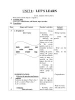 UNIT 1: LET’S LEARN pptx