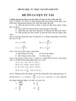 Đề thi thử tốt nghiệp môn vật lý_THPT TƯ THỤC NGUYỄN KHUYẾN potx