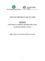 Báo cáo nghiên cứu nông nghiệp 