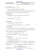 ĐỀ KHẢO SÁT CHUYÊN ĐỀ LẦN 1 NĂM 2012 THPT TAM DƯƠNG pot