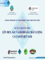 Báo cáo nghiên cứu nông nghiệp 