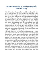 Để làm tốt môn địa lý: Nên vận dụng kiến thức chứ không pptx