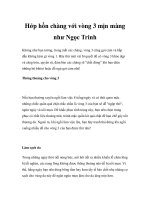 Hớp hồn chàng với vòng 3 mịn màng như Ngọc Trinh docx