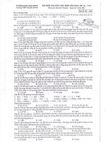 ĐỀ KIỂM TRA KIẾN THỨC MÔN HÓA HỌC LỚP 12 NĂM 2012 - THPT CHUYÊN KHTN potx