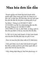 Mua hóa đơn lần đầu docx