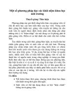 Một số phương pháp dạy các khái niệm khoa học môi trường pot