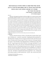 Báo cáo nghiên cứu nông nghiệp 