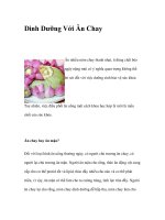 Dinh Dưỡng Với Ăn Chay docx