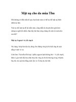 Mặt nạ cho da mùa Thu doc