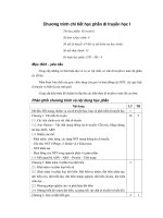 Chương trình chi tiết học phần di truyền học I potx