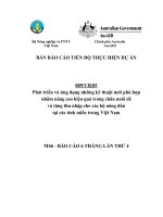 Báo cáo nghiên cứu nông nghiệp 