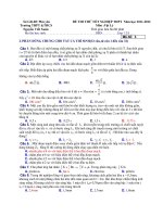 ĐỀ THI THỬ TỐT NGHIỆP THPT MÔN VẬT LÝ NĂM 2012_ĐỀ SỐ 3 docx