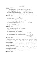 Đề thi tốt nghiệp THPT môn toán_Đề số 50 ppt